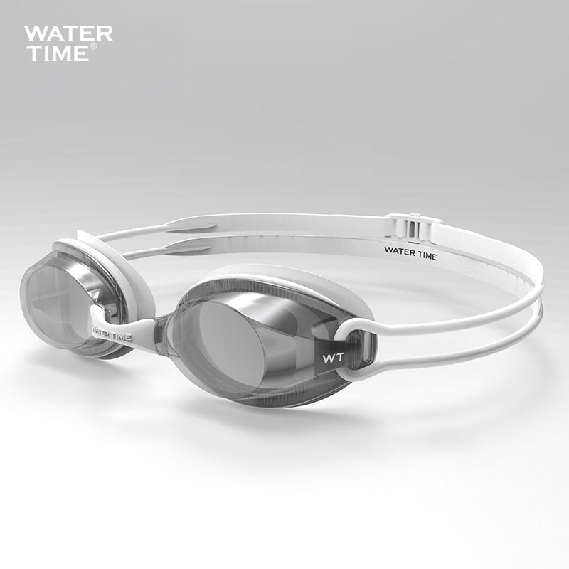 Competitive Swim Goggles, Mirrored Anti-Fog Racing Lens